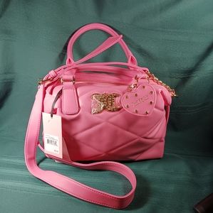 NWT Juicy Couture Pink Lemonade Brighter Than a Diamond Satchel